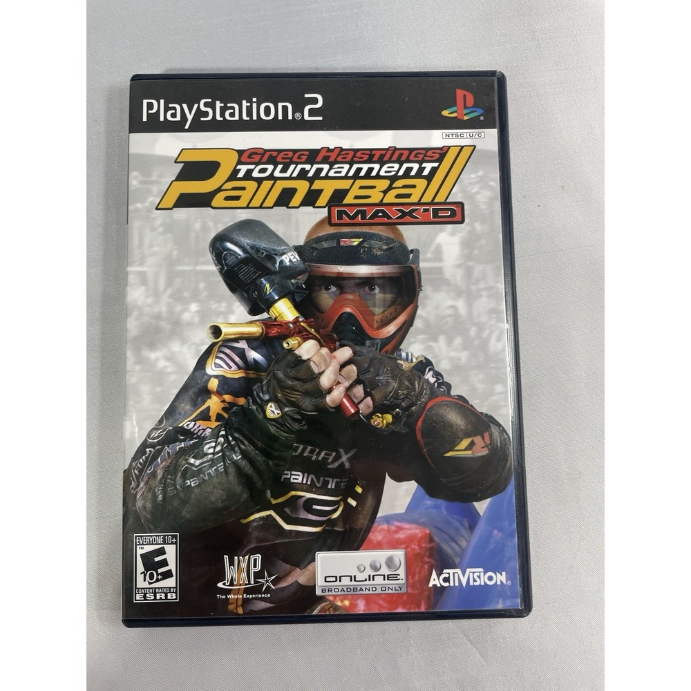 Greg Hastings' Tournament Paintball Max'd (Sony PlayStation 2, 2006) -Preowned
